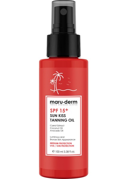 Spf 15+ Sun Kiss Tanning Oil | Spf 15+ Bronzlaştırıcı Yağ 100 ml