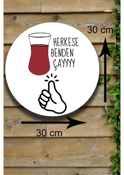 Cafe, Restoran, Çay Ocağı Duvar, Kapı Tablo Süs Modelleri, Ahşap Dekoratif Şık Duvar Dekorasyonu