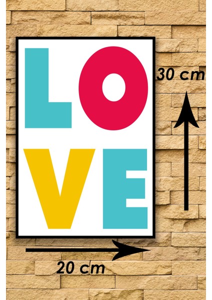 Love Yazı Çerçeve Görünümlü Ahşap Mdf Tablo Modeli, Oturma Odası, Salon, Ofis, Yatak Odası Dekoru fiyatları
