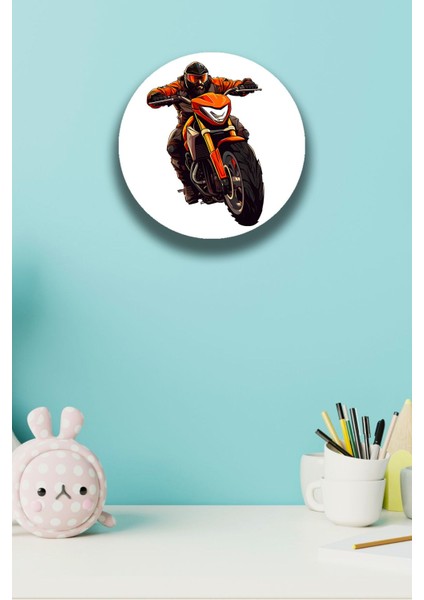 Yarış Motosiklet Çocuk Genç Odası Tablo Modeli, Ahşap Kapı, Duvar Süsü, Çocuklar Için Eşya Dekor