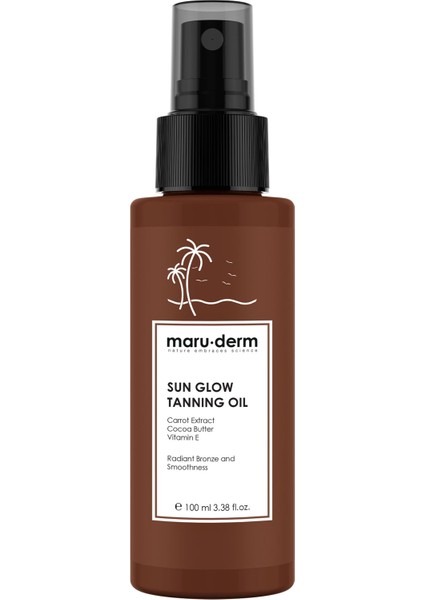 Sun Glow Tanning Oil | Spf 0 Doğal Bronzlaştırıcı Yağ 100 ml