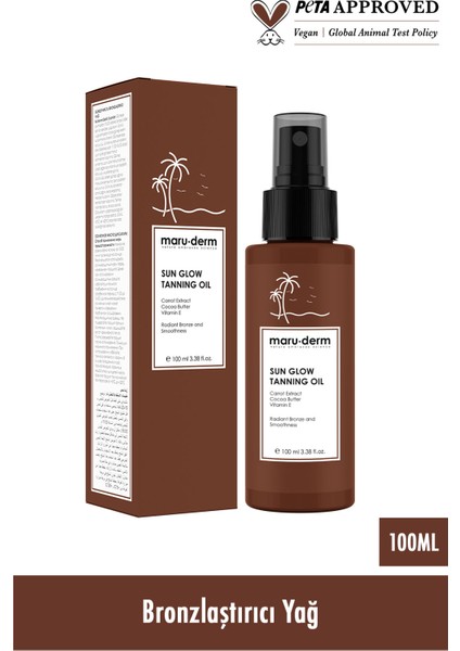 Sun Glow Tanning Oil | Spf 0 Doğal Bronzlaştırıcı Yağ 100 ml fiyatları