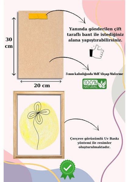 5 Parça Çerçeve Görünümlü Mdf Tablo Seti, Oturma Odası, Salon, Ofis, Ev Duvar Tablosu modelleri