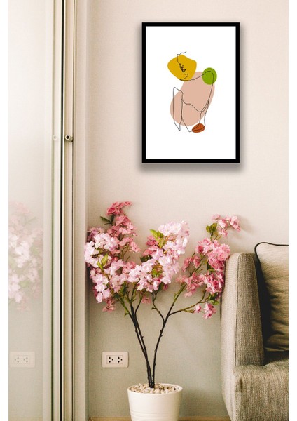 Şık Ahşap Duvar Tablo Modeli, Ev, Yatak Odası, Salon, Ofis Çerçeve Görünümlü Estetik Duvar Dekoru