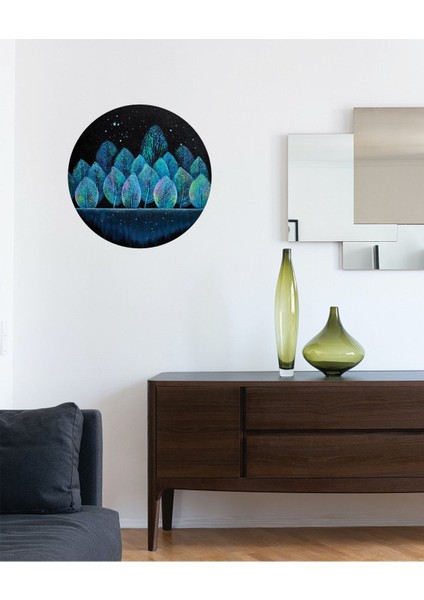 Yaprak Ahşap Tablo,, Ev, Oturma Odası, Yatak Odası, Salon, Ofis Duvar Dekoru Süsü