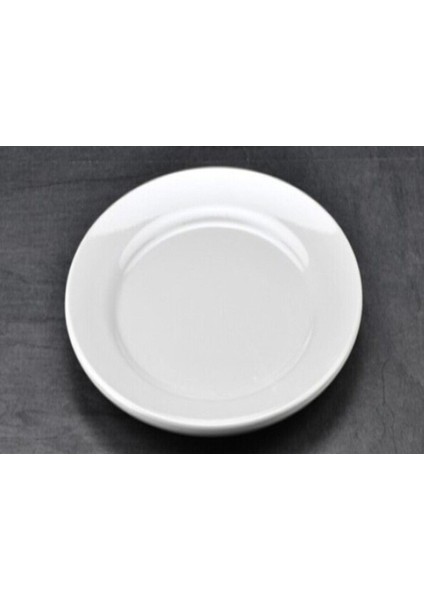 Termoset(Kırılmaz) 17 cm Düz Tabak 6 Lı Beyaz / Tek Ebat