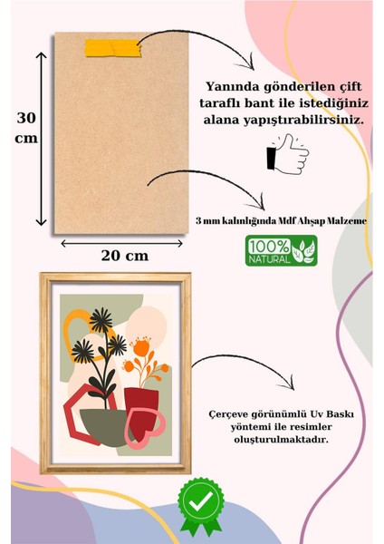 5 Parça Çerçeve Görünümlü Mdf Tablo Seti, Oturma Odası, Salon, Ofis, Ev Duvar Tablosu modelleri