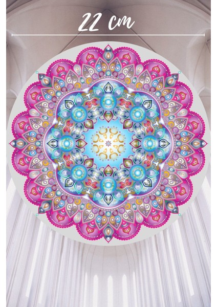 Mandala Desenli Ahşap Tablo Modeli, Ev, Oturma Odası, Salon, Ofis Şık Duvar Dekorasyonu fiyatları