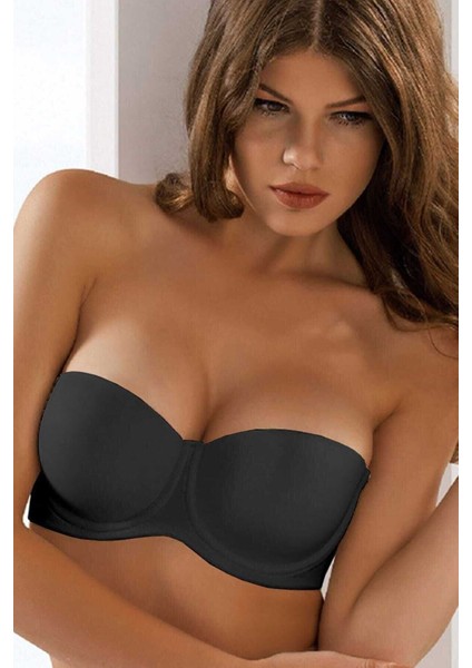 Elita Straples Basıc Bra 7030 Dolgulu Destekli Klasik Straplez Mikro Sütyen