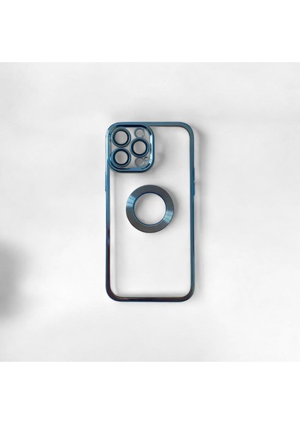 Apple iPhone 13 Pro Max Uyumlu Ekstra Kamera Korumalı Şeffaf Şık Kılıf