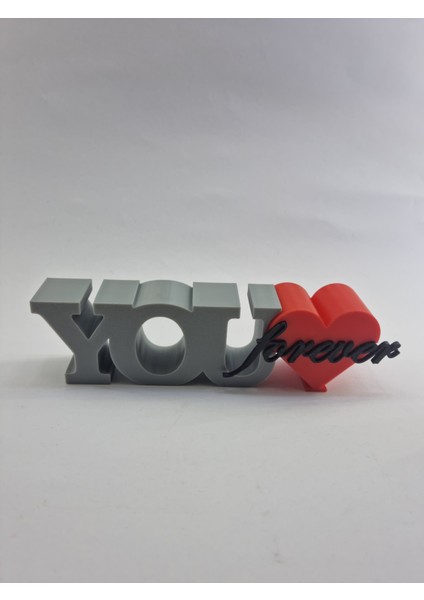Aşkın 3 Boyutlu Ifadesi: "you, Me, Forever" 3D Baskı Dekor