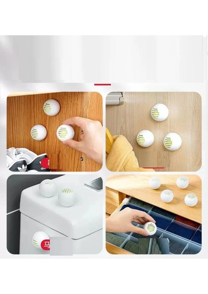 6 Lı Koku Giderici Top Ayakkabı Çamaşır Sepeti Çamaşır Dolabı Koku Giderici Fresh