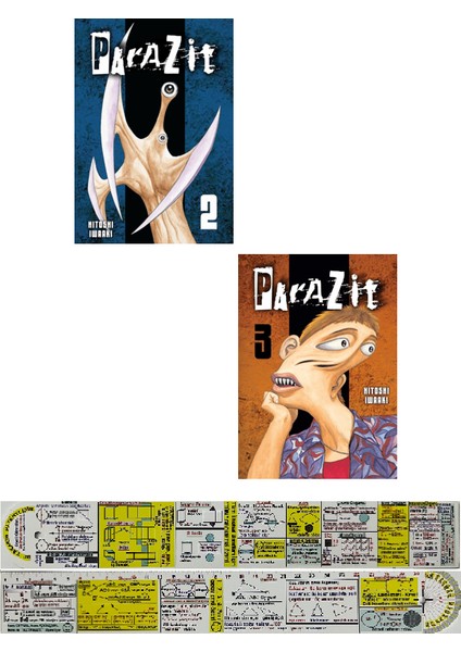Parazit 2-3. Ciltler Manga Seti + Mat. Öğreten Cetvel