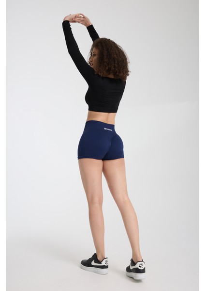 Drop Mini Shorts Kalça Büzgülü Süper Mini Şort – Push-Up Etkili Toparlayıcı & Şekillendirici