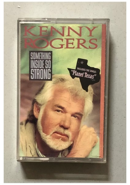 Kenny Rogers Something Inside So Strong Kaset (Orjinal Dönem Kağıt Baskı)