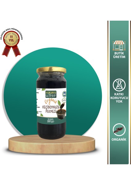 Organik Keçiboynuzu Pekmezi 300 gr
