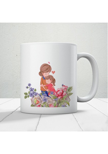 Anneye Özel Mesajlı Tasarım1 Adet Annelerin Kalbini Isıtacak Anneler Günü Hediyelik Kupa fiyatları