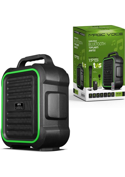 Robinanka Vhf El+Yaka Mik Usb*sd*bt-Taşınabilir-Seyyar Anfi 175W