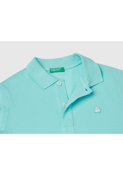 Erkek Çocuk Polo Yaka Tshirt 6-14 Yaş Mint modelleri