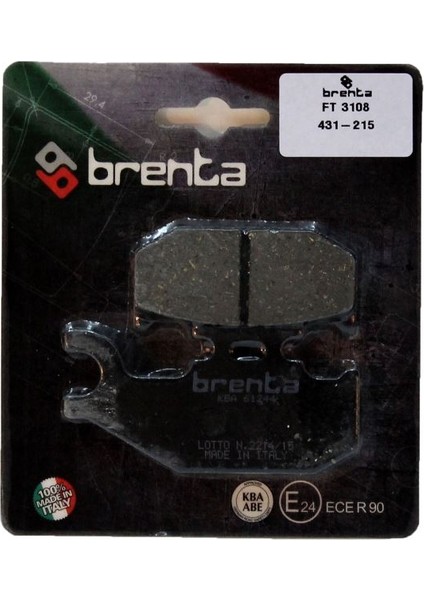 Bm. Can-Am Outlander 330 Brenta Arka Fren Balata