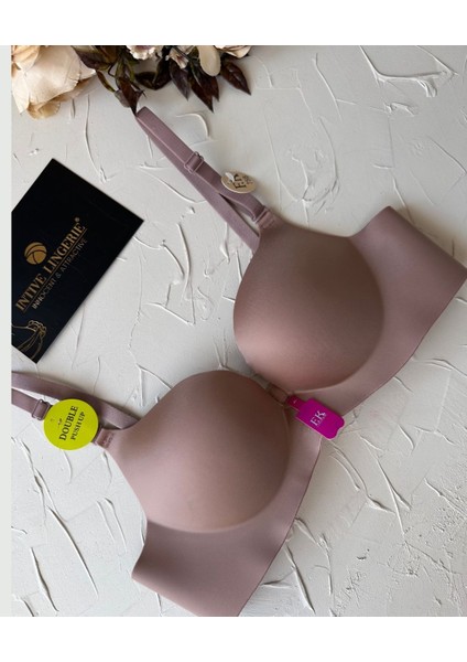 Intive Double Push-Up Çift Destekli Balensiz Lazer Kesim Iz Yapmaz Sütyen
