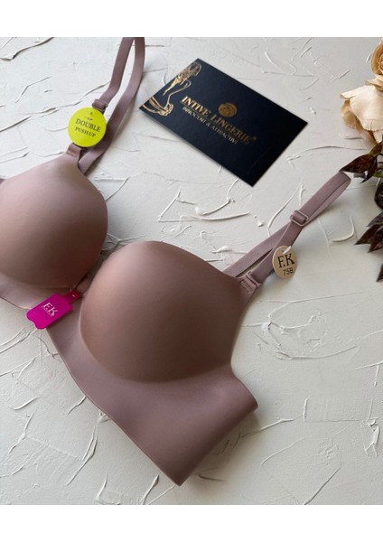 Intive Double Push-Up Çift Destekli Balensiz Lazer Kesim Iz Yapmaz Sütyen