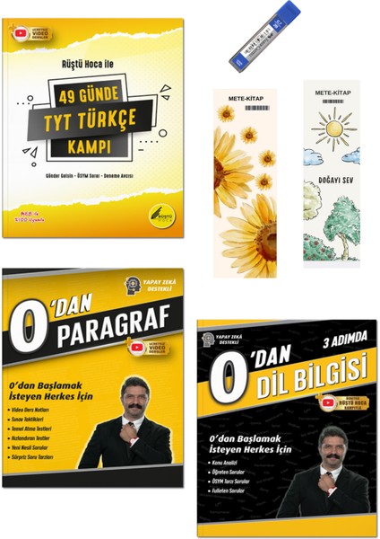 49 Günde Tyt Türkçe Kampı 0 Dan Dilbilgisi ve Paragraf Seti