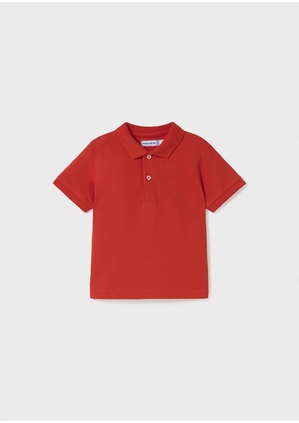 Yazlık Polo Yaka T-Shırt - Kırmızı