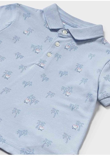 Yazlık Polo Yaka T-Shırt - Mavi modelleri