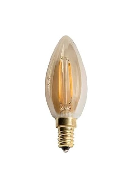 Rustik LED Ampul 4 W E14 Duylu Amber Rengi CT-4280