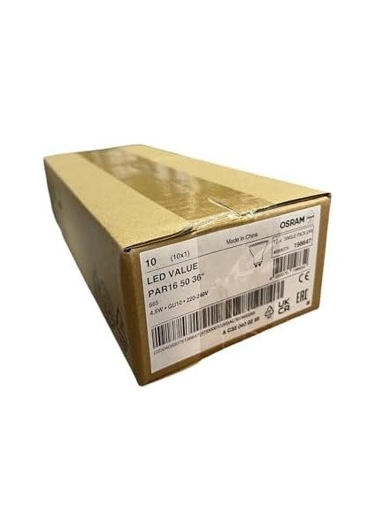 LED Value 4,5W Beyaz Işık GU10 Duy 350LM 10 Lu Paket