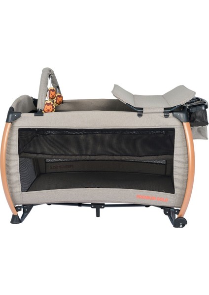 Maccon Goldie Alüminyum Kasa Park Yatak Sallanır Cibinlikli Oyun Parkı Beşik 70X110 cm fiyatları