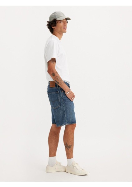 Erkek 468 Loose Jean Şort - A8461-0003
