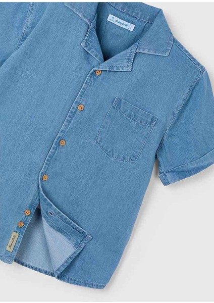 Yazlık Erkek Çocuk Denim Gömlek - Mavi fiyatları