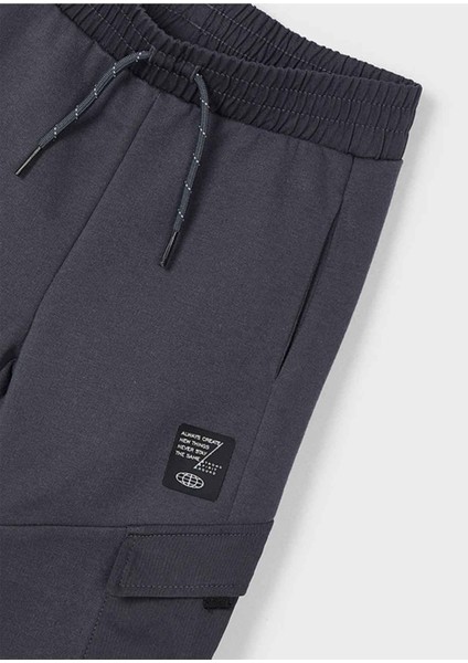 Yazlık Erkek Çocuk Kargo Cep Pantolon - Antrasit fiyatları