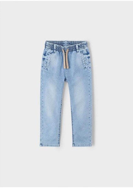 Yazlık Erkek Çocuk Yumuşak Denim Pantolon