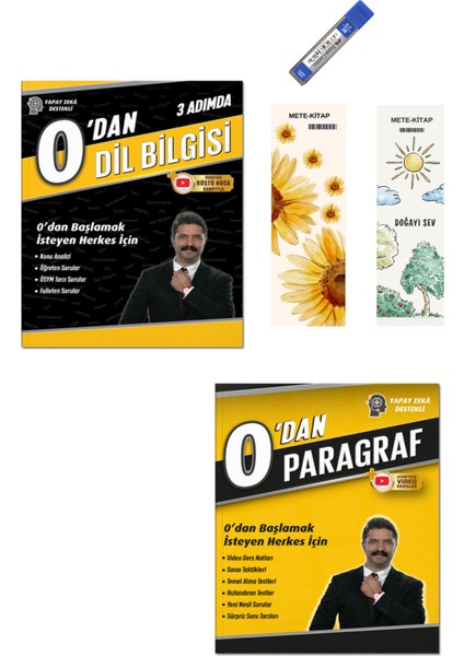 0'dan Dil Bilgisi ve 0'dan Paragraf Set 2 Kitap