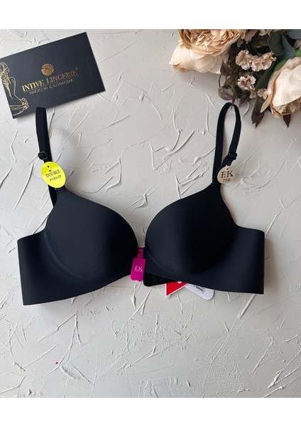 Intive Double Push-Up Çift Destekli Balenli Lazer Kesim Iz Yapmaz Ithal Kaliteli Sütyen