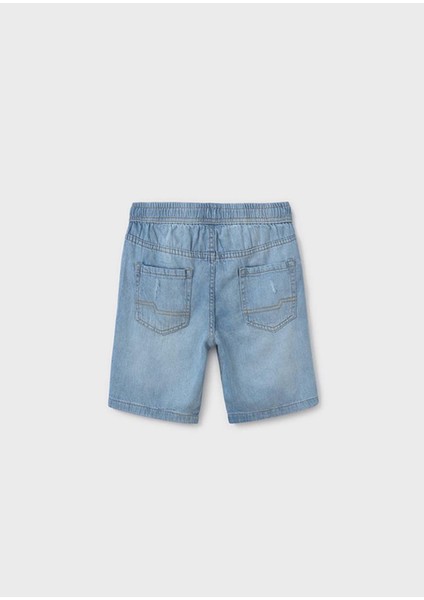 Yazlık Erkek Çocuk Denim Şort - Mavi fırsatları