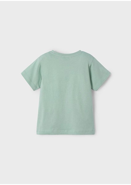 Yazlık Erkek Çocuk 2'li T-Shirt Şort Takım - Yeşil modelleri