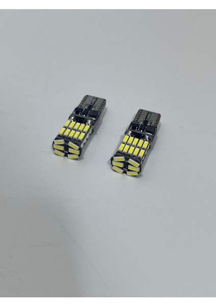 T10 Dipsiz Canbus Park LED Geri Vites Ampulü 26 LED (2 Adet)