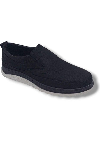 Modesa 251 Erkek Siyah Nubuk Deri Loafer Ayakkabı fırsatları