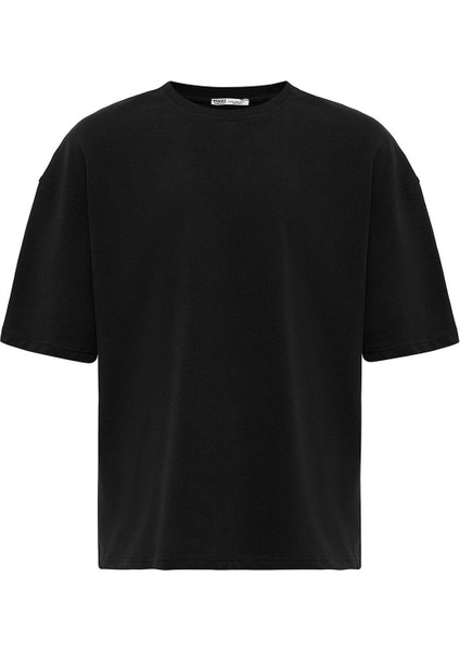 Basıc Oversize Tişört - Siyah