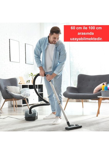 Philips Power Pro Compact Paslanmaz Çelik Teleskopik Süpürge Borusu