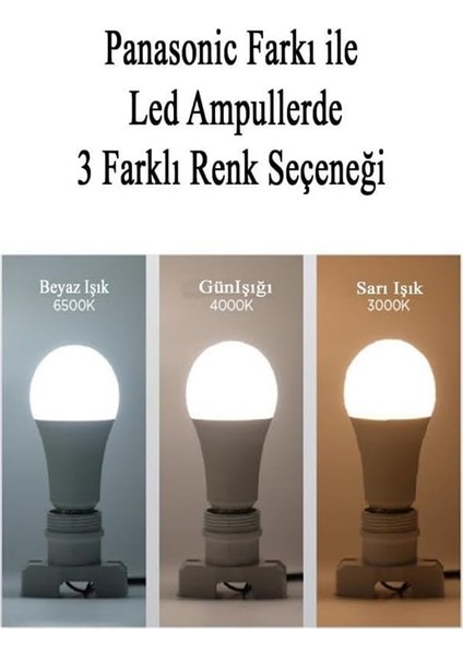 10.5 Watt 4000 K LED Ampul 10 Adet