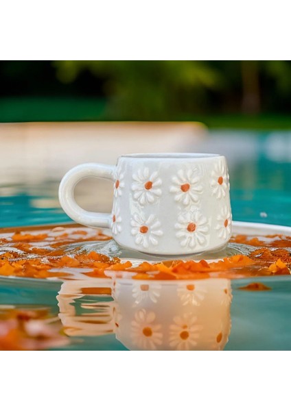 Kişiselleştirilebilir Papatya El Yapımı Seramik Kupa Sonsuzluk Gül Epoksi Anahtarlık Mum Seti fiyatları