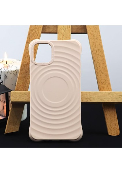 iPhone 13 Drop Grain Su Damlası Görünümlü Lüks Silikon Kılıf