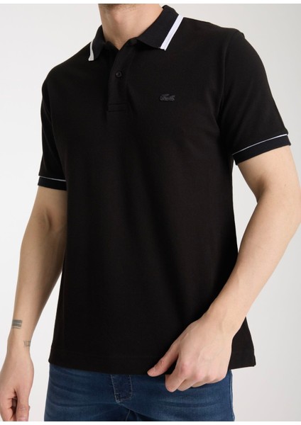 Polo Siyah Regular Fit