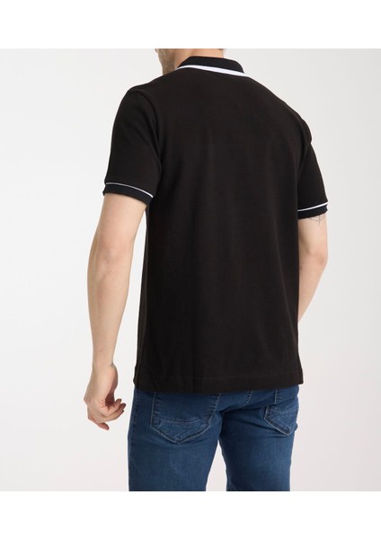 Polo Siyah Regular Fit