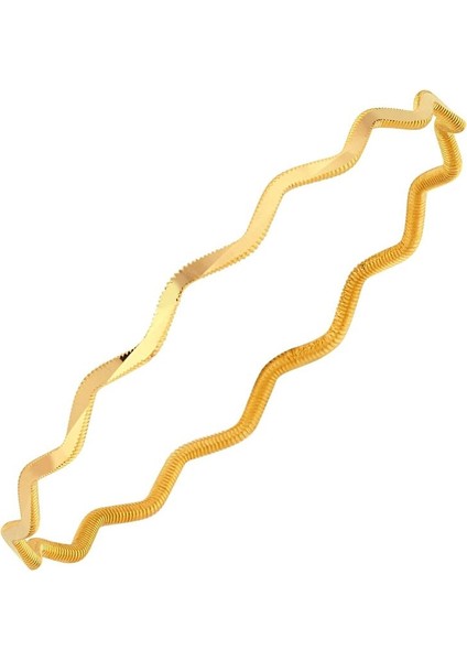 22 Ayar 10GR Zikzak Ajda Işçiliksiz Bilezik fiyatları